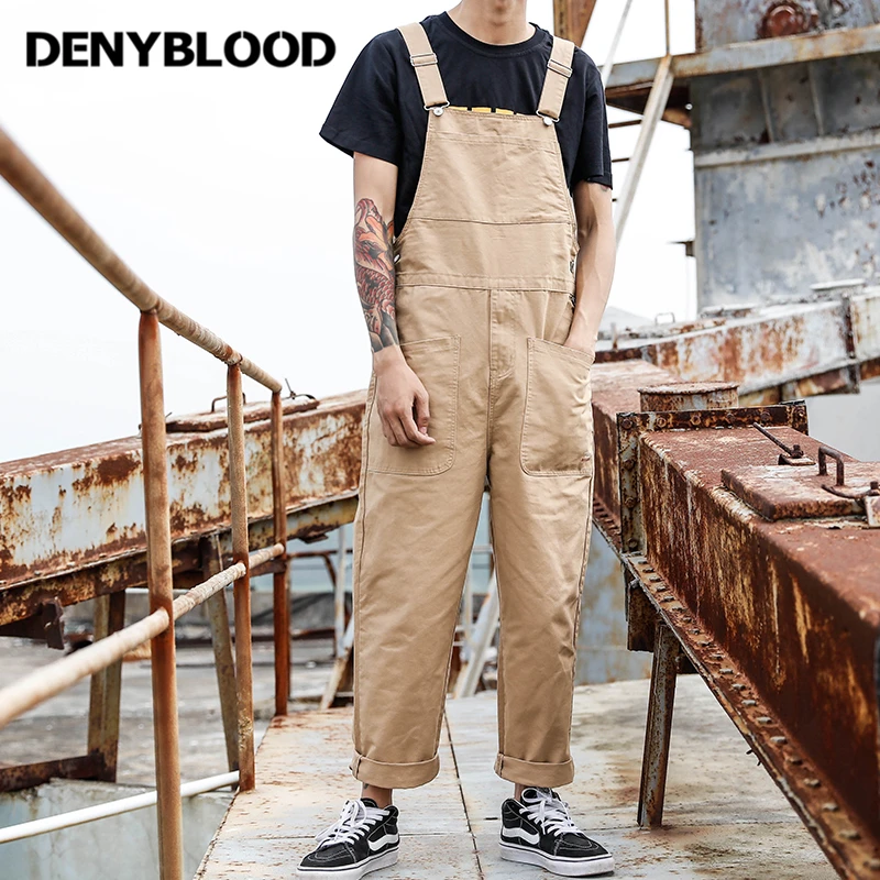Denyblood джинсы 2019 весна лето мужские повседневные брюки комбинезоны уличная