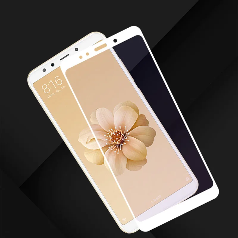 закалённое защитное стекло на xiomi xiaomi mi a2 6x защита экрана пленка стекла
