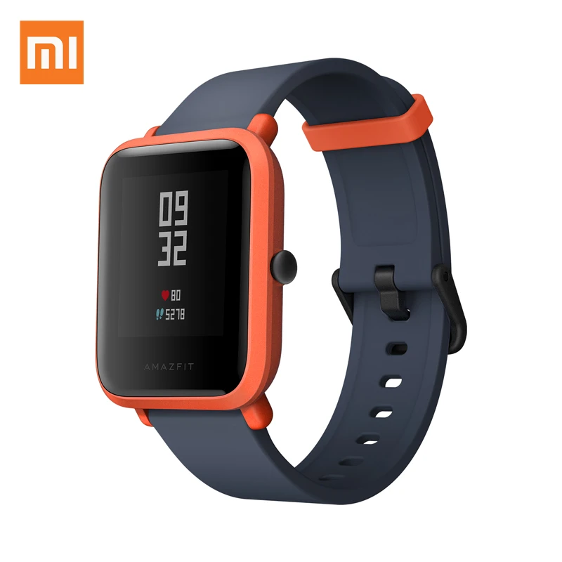 XIAOMI Midong Youth Verison Смарт-часы спортивные IP68 Водонепроницаемый GPS+ ГЛОНАСС Трекер PPG монитор сердечного ритма английский язык Mi Fit