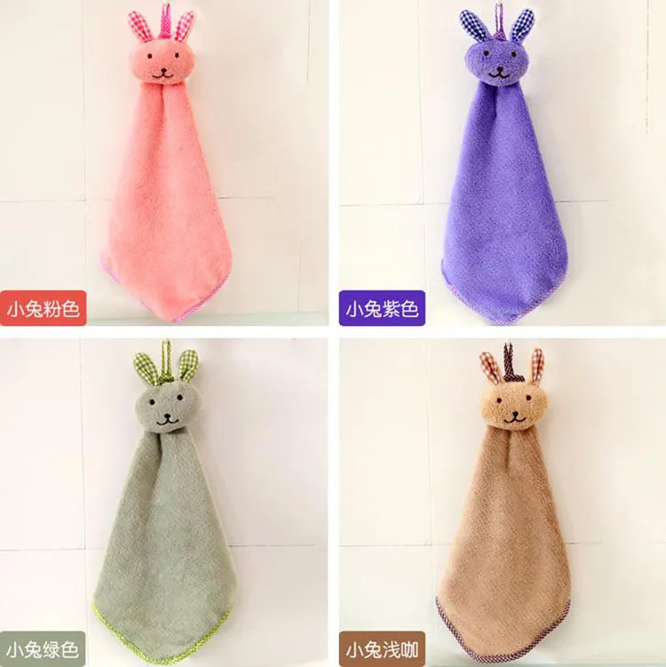 Новинка креативное полотенце с милым мультяшным кроликом и головой кролика