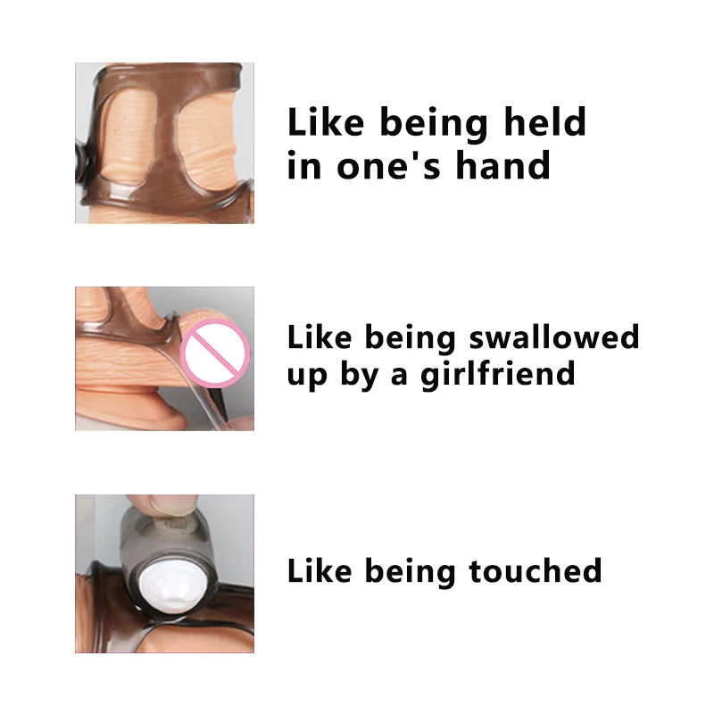 Мужские многоразовые насадки на пенис Nuo для мужчин рукав мошонки кольцо