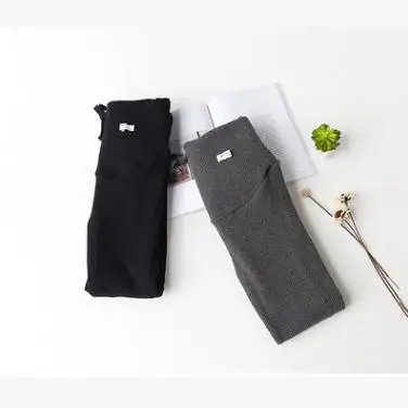 Тянущиеся весенние Леггинсы для беременных 2019 Осенние Новые Стильные теплые