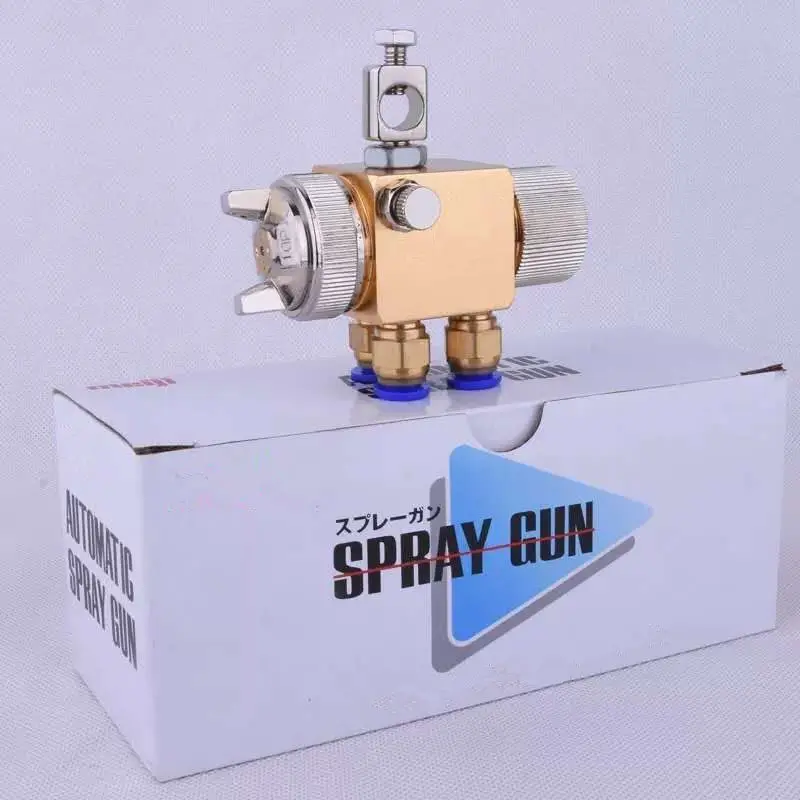 Atomization SPRAY GUN A-100,Mini Automatic Paint Spray Gun for Plastic Machine fpr Small Object,Air atomizing fog mist nozzle