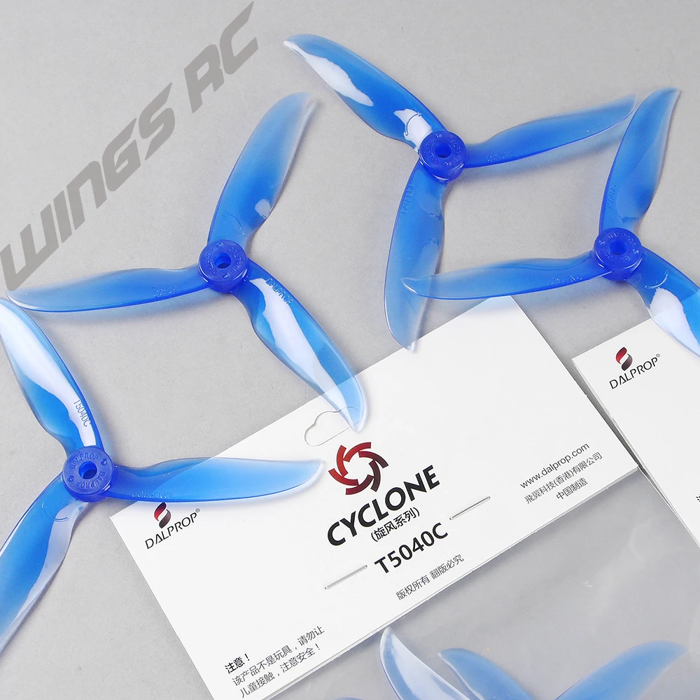 8 шт. пропеллеры DALPROP CYCLONE T5040C T5040 V2 5040 с 3 лезвиями для FPV Квадрокоптер свободным
