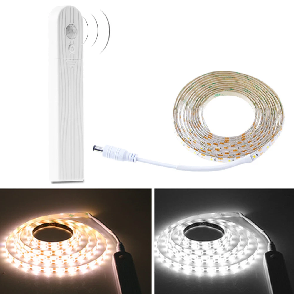 1 м 2 3 smd2835 датчик движения свет ip65 5 в гибкие светодиодные Смарт индукционные