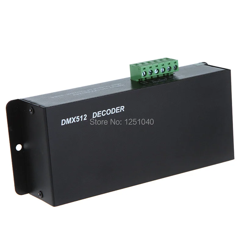 DC 12V 24V 4 канала DMX декодер светодиодный контроллер для RGB 5050 3528 полосы светильник и