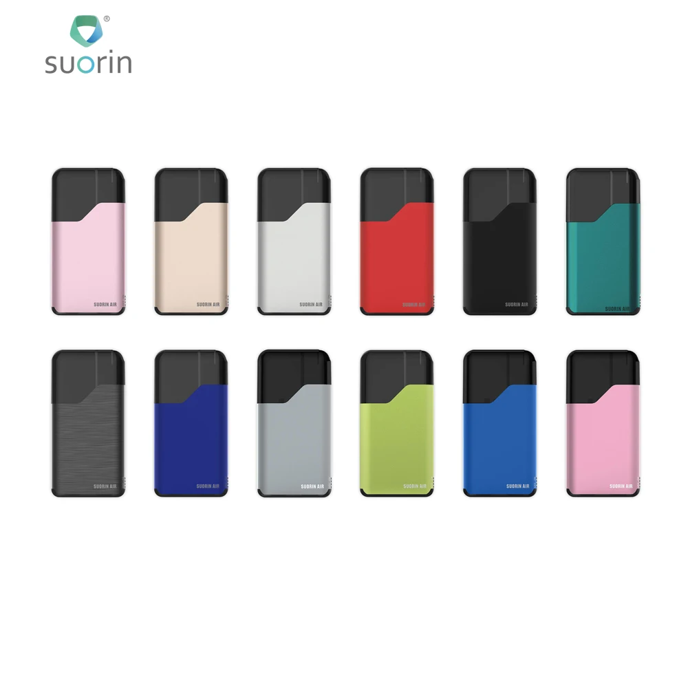Оригинальный Suorin Air Starter Kit с батареей 400 мАч и 2 мл pod картридж все в одном комплект