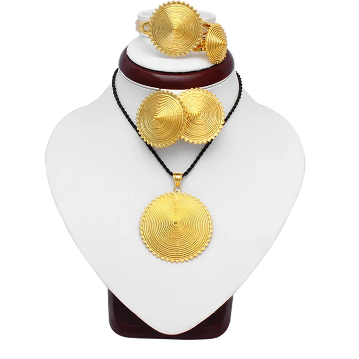 FS Новое поступление золота Цвет Эфиопский набор украшений для женщин подарок |