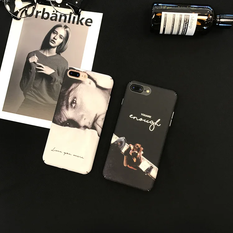 Модные чехлы для телефонов художественная богиня пара чехол iphone 7 PC жесткая