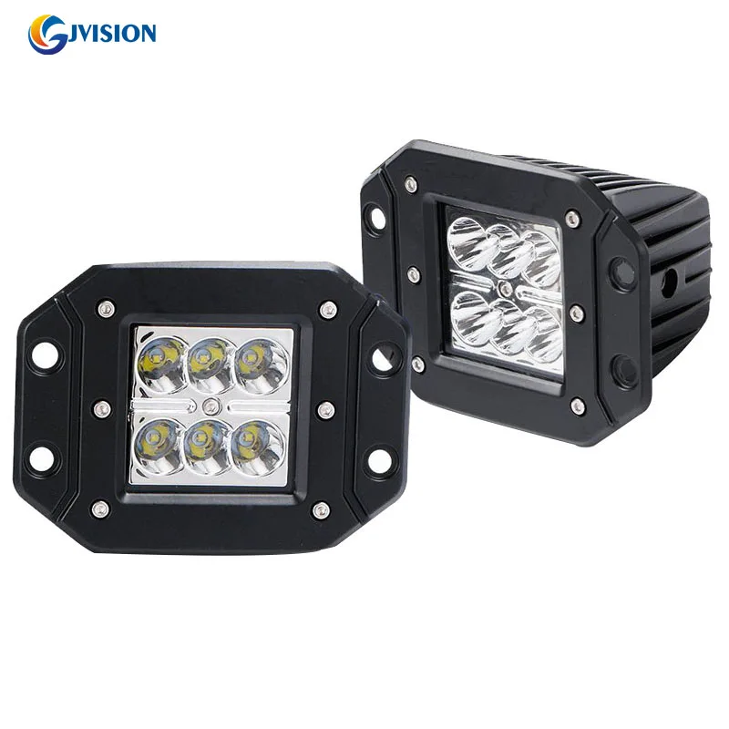 4 дюймовый светодиодный Рабочий фонарь с утапливаемым креплением