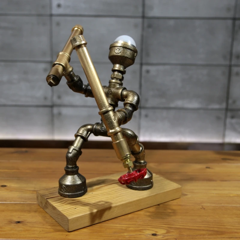 1 шт. винтажная чердак арт настольная лампа-деко светодиодные лампы настольные