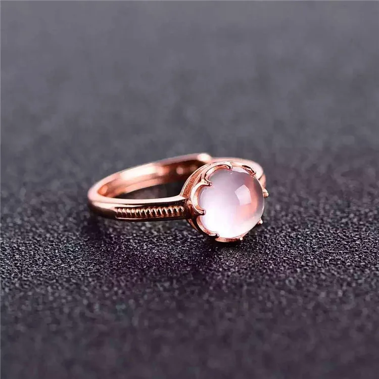 KJJEAXCMY boutique jewels S925 Серебряная Инкрустация платина розовое золото Гибискус