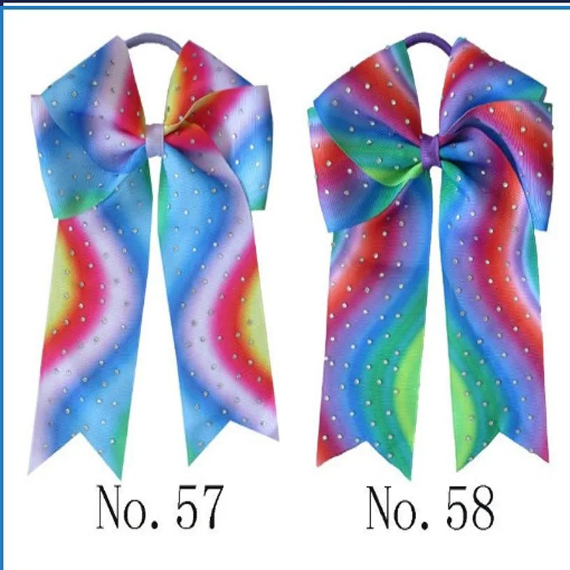 10 BLESSING Girl 5 &quotCheer Leader бант для волос резинки лента Стразы | Аксессуары одежды
