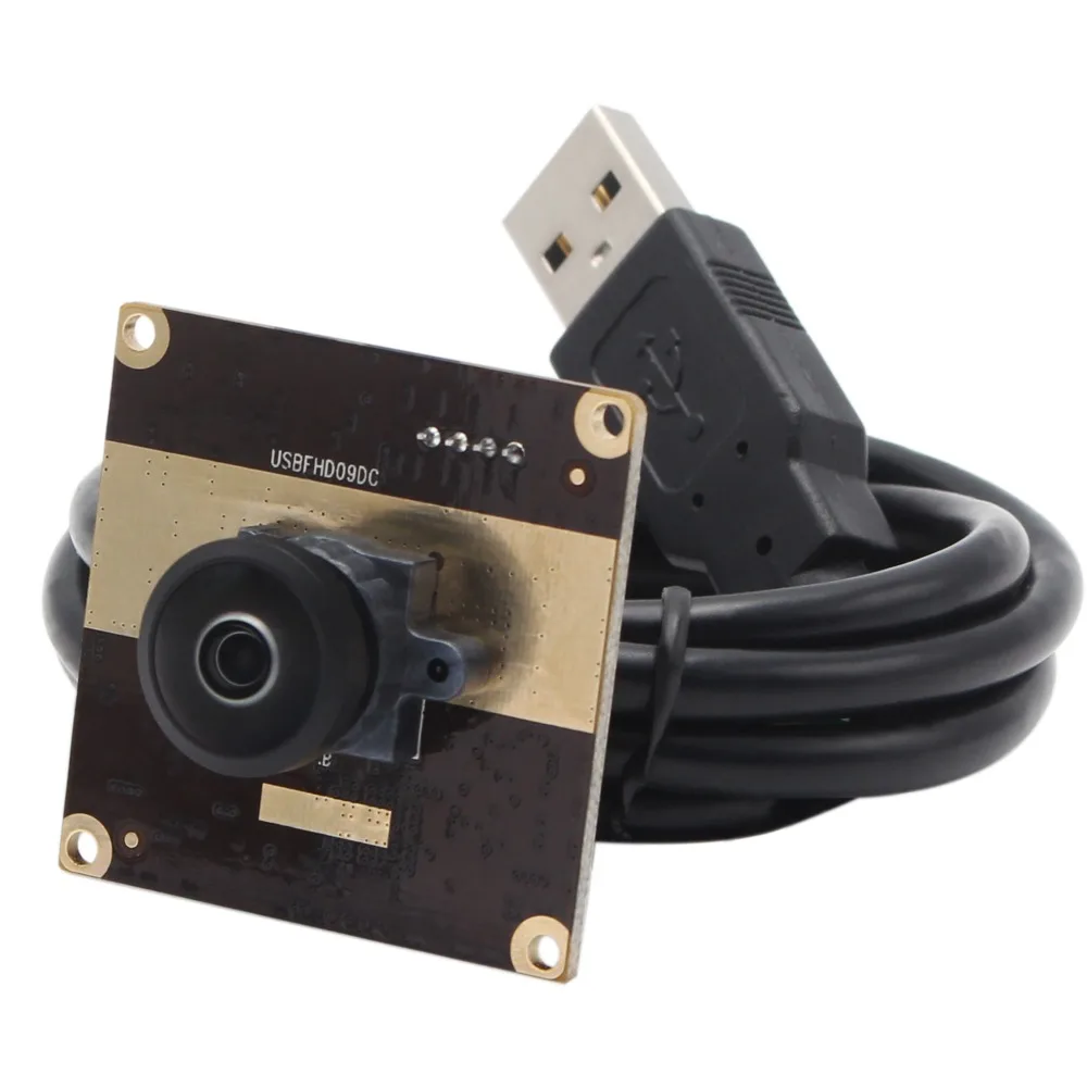 USB-модуль камеры рыбий глаз 2 МП 1920*1080 Aptina AR0330 CMOS коррекция искажений на 180 градусов