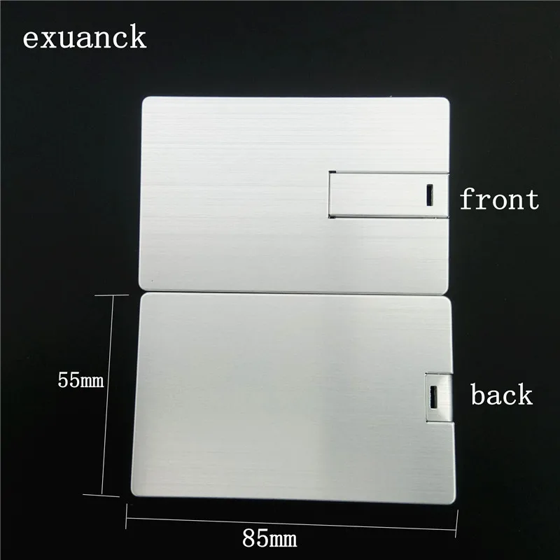 Exuanck usb накопители изготовленным на заказ логосом металла Водонепроницаемый Cridit