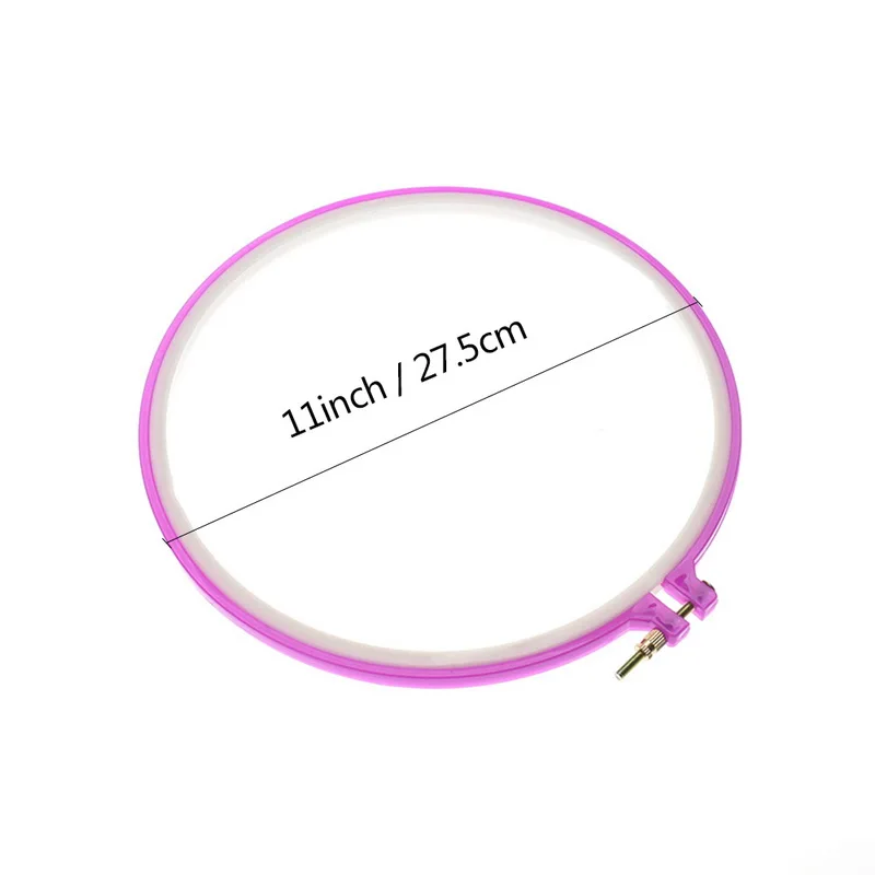 27.5cm Hoomall 1 шт., регулируемый инструмент для шитья крестиком, пластиковая вышивка, вышивка крестиком, кольцо, рамка, сделай сам, лоскутные аксессуары, украшение - Цвет: 27.5cm
