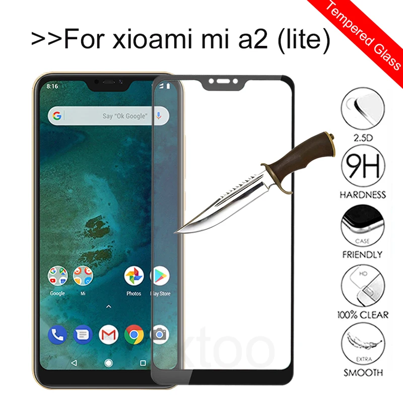 Закаленное стекло Xiomi Mi A2 Lite для Xiaomi Защитное экрана Xaomi Mia2 A2lite 6X A 2 легкая защитная