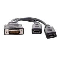 dms 59 pin male to 2 hdmi dvi vga displayport spliter extension cable adapter for graphics card hdmi monitors