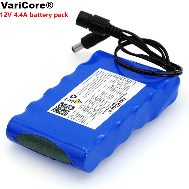 12 v 4 Ah 4400mAh 18650 перезаряжаемые батареи 12V литий ионный аккумулятор Защитная панель