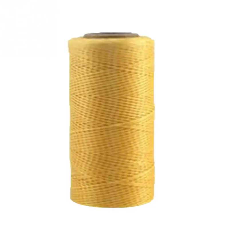12-Yellow 19 цветов 1 рулон прочный полиэстер кожа вощеная нить шнур для DIY инструмент для рукоделия ручная строчка нить 260 м 1 мм 150D - Цвет: 12-Yellow