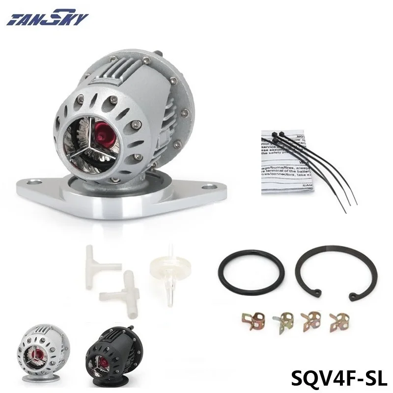 Выдувный клапан SQV4 для Subaru special Flang (серебристый/черный реплицированный) TK SQV4F|blow