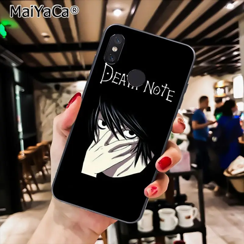 MaiYaCa Death Note Ryuk kira Coque Shell чехол для телефона Xiaomi Redmi4X 6A S2 Go Redmi 5 5Plus Note4 Note5 7 Note6Pro