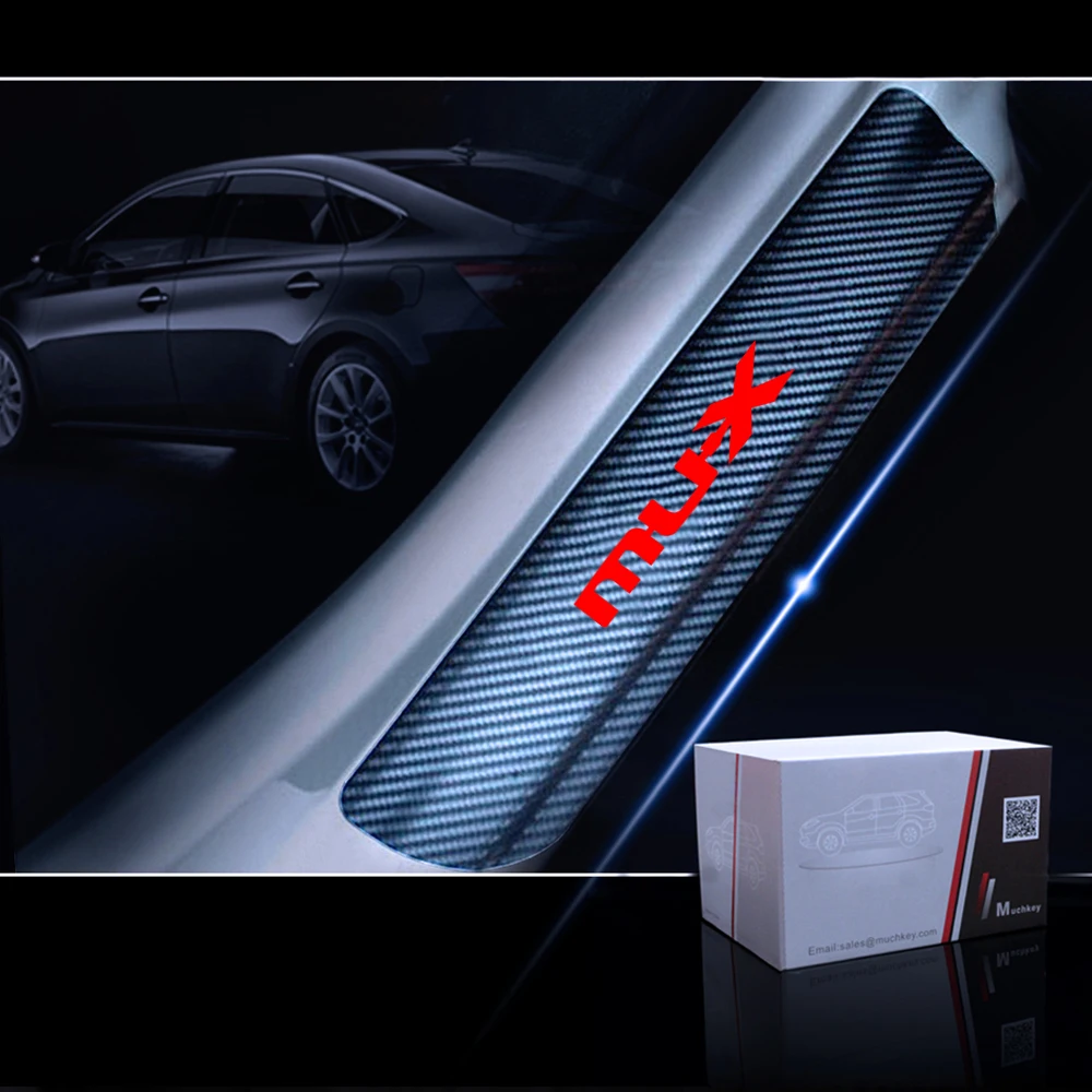 Для Isuzu MUX MU X автомобиля Накладка на порог двери входной охранник накладки пороги
