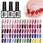 LEMOOC 8 мл Блестящий Гель-лак для ногтей отмачиваемый светодиодный Гель-лак для ногтей Полупостоянный УФ-лак для ногтей 229 цветов