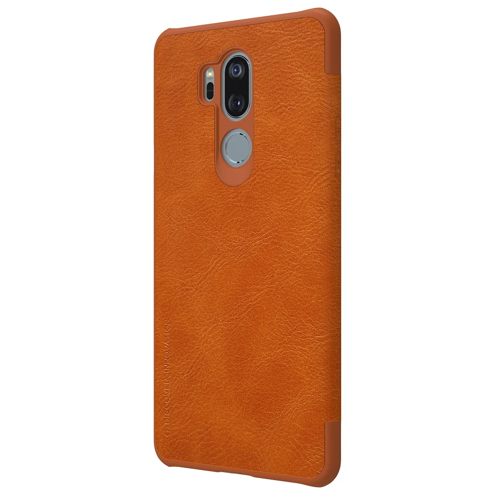 Флип чехол Nillkin Qin для LG G7 thinq защитный G710 Защитная крышка телефона высокое