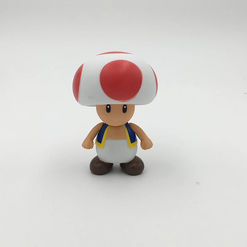 13 см Super Mario Bros Luigi Mario Yoshi Koopa Yoshi Mario Maker Odyssey Mushroom Toadette ПВХ Фигурки игрушки модель куклы