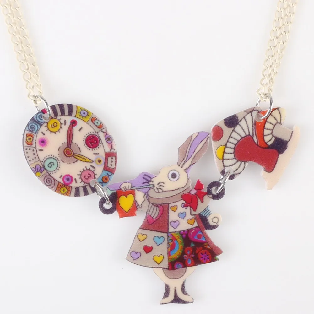 Женское акриловое ожерелье с подвеской мышь|fashion jewelry|jewelry fashionjewelry girl |