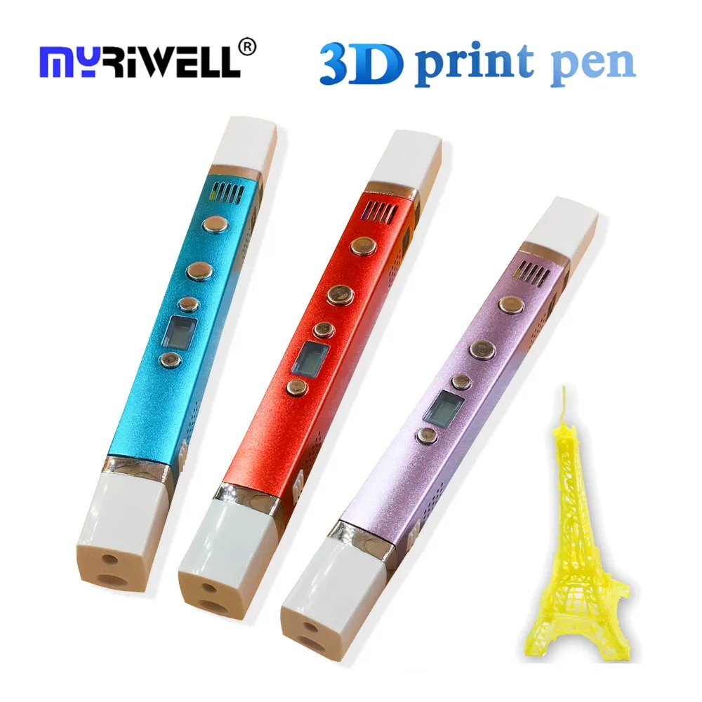 Myriwell 3D печать Ручка 3d RP 100C USB Doodle ручка мм 1 75 ABS PLA PCL 50 м/100 м нити принтер