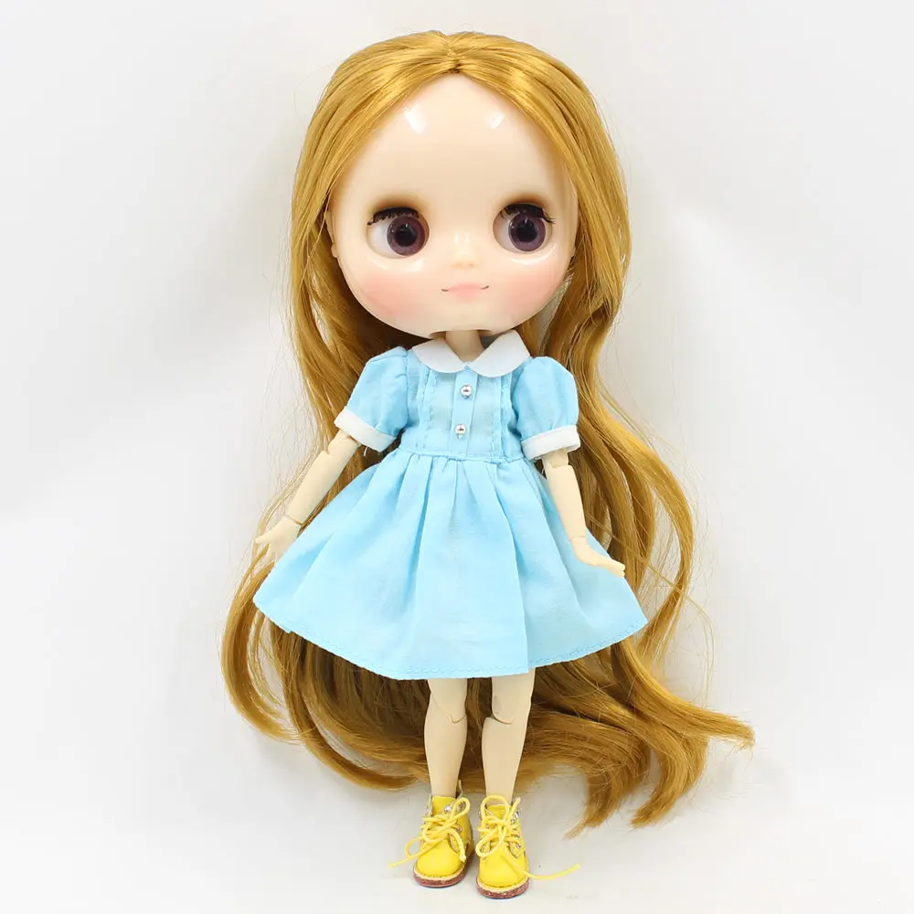 Кукла Middie blyth 210BL0635 золотистые длинные волосы без челки 20 см шарнирное тело