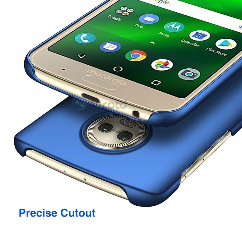Матовый Жесткий Пластиковый Чехол для Motorola G6 plus G7 Power G5 G5S тонкий матовый чехол