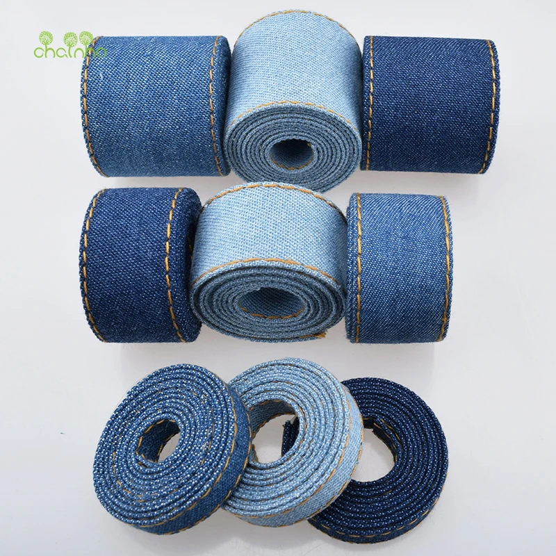 Набор джинсовых лент Chainho 21 ярд высокое качество ручная работа подарок