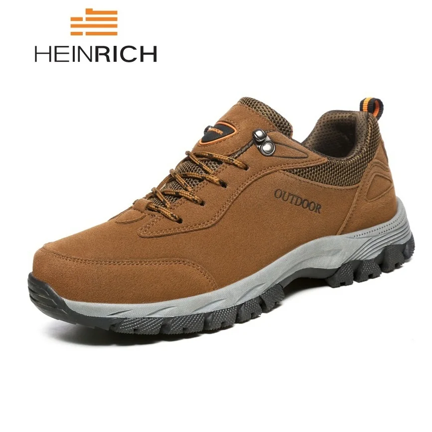 HEINRICH Men Shoes Big Size Fashion Suede Comfortable Outdoor Casual Non-Slip Mens Sneakers Footwear Zapatillas Hombres | Обувь