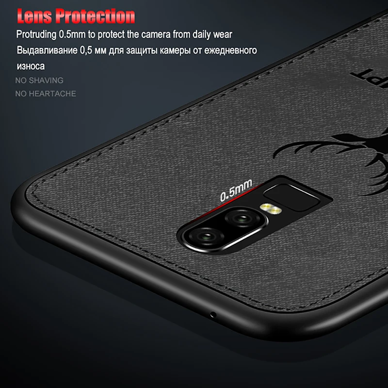 Чехол для Oneplus 6 7T Pro чехол One plus 6T 5T задняя крышка из ТПУ роскошный тканевый
