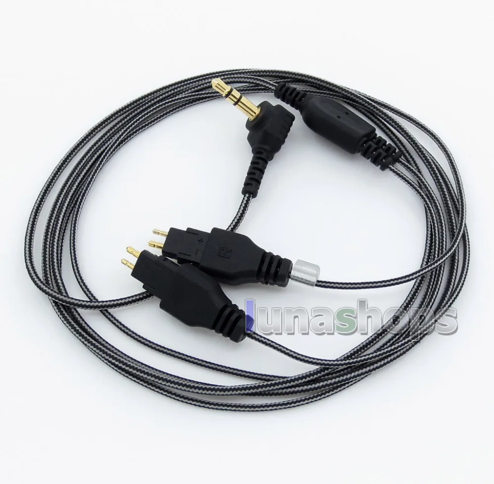 

Черно-белый аудиокабель LN005504 для наушников Sennheiser HD580 HD600 HD650 HDxxx HD660S HD58x HD6xx