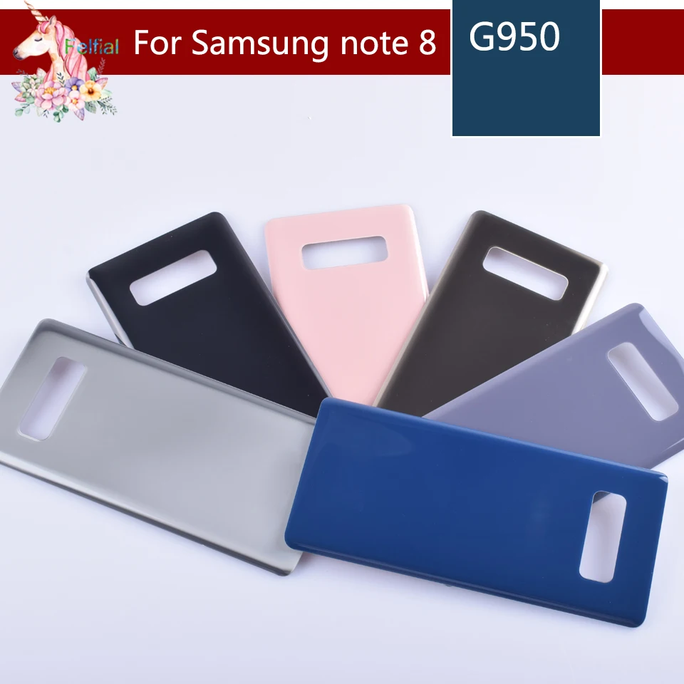 10 шт./лот для Samsung Galaxy Note8 Note 8 N950 корпус батарейного отсека задняя крышка корпуса