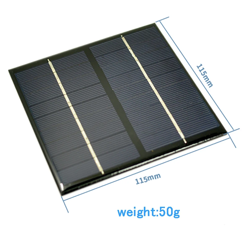 Fovigour 2W 9V мини солнечная панель эпоксидный поликристаллический Silicon Cell 115x115 мм|solar
