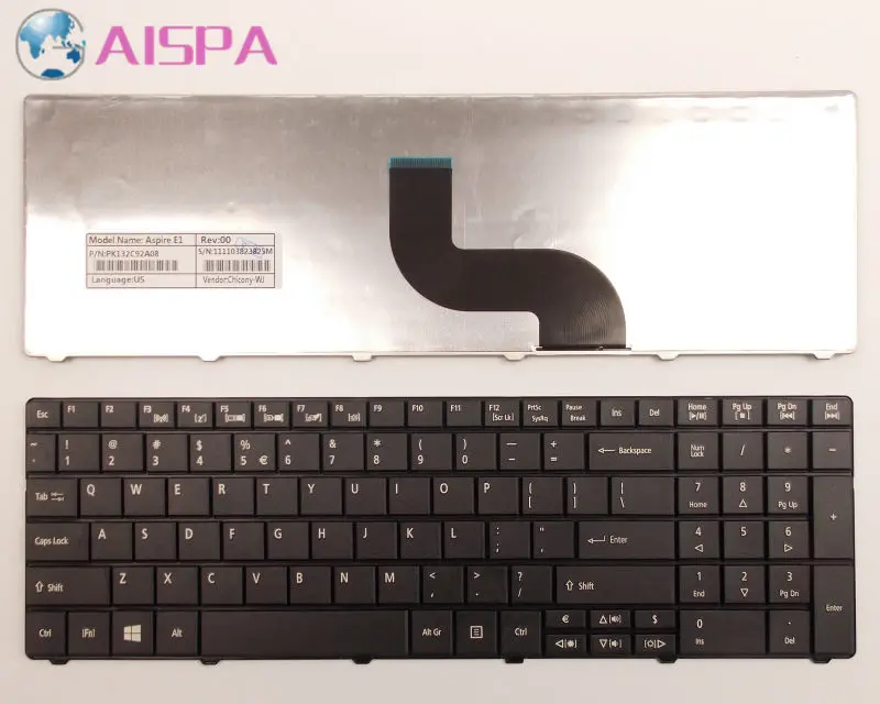 Клавиатура для ноутбука Acer Aspire новая клавиатура E1 531 531G ASE1 4919 макет США|keyboard for