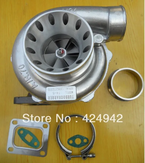 Прямая поставка T4 GT35 Copressor корпус A/R 0 70 анти всплеск турбины A/R. 68 3 &quotv band Зажимная
