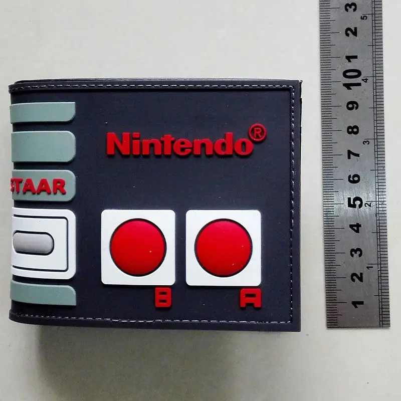 Игра nintendo геймпад логотип кошельки кошелек многоцветный пластик кожа W137|wallet