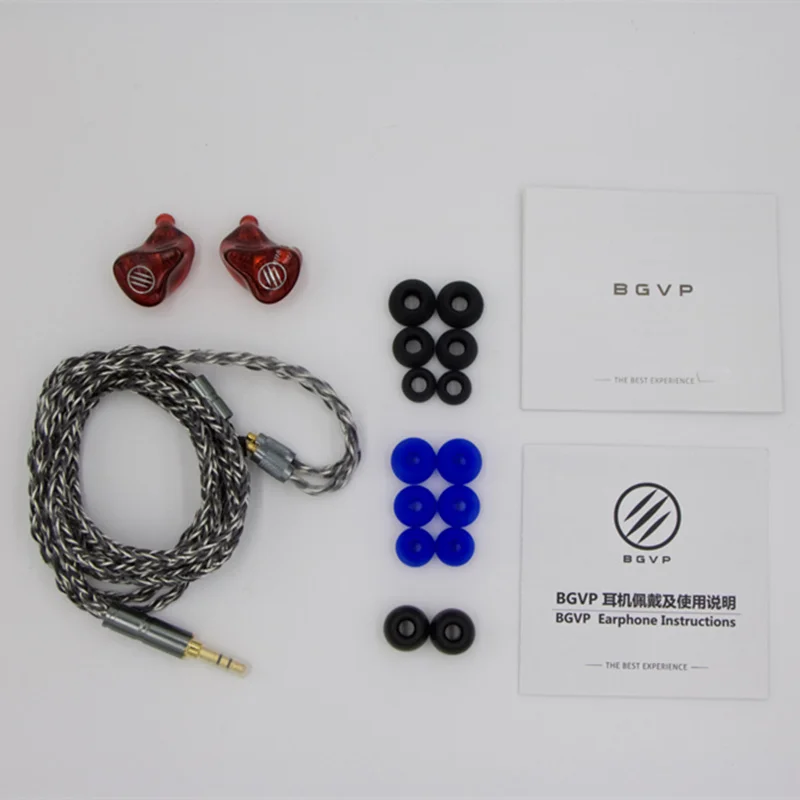 BGVP DM6 индивидуальный наушник Audiophile HiFi наушники контролировать в ухо сбалансированные арматурные наушники MMCX кабель IEM