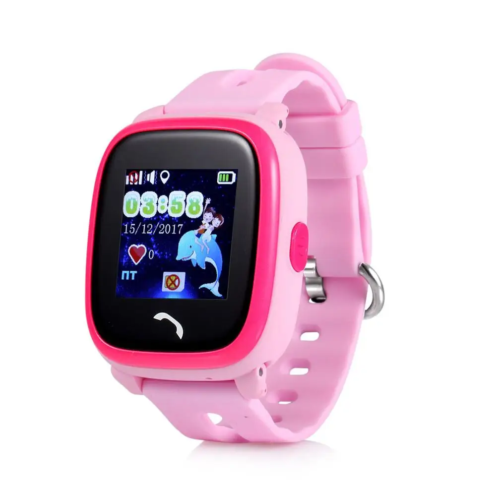 Pink Wonlex GW400S детские gps wifi умные часы водонепроницаемые IP67 умные gps часы малыш локатор трекер анти-потеря сигнализации носимые устройства - Цвет: Pink