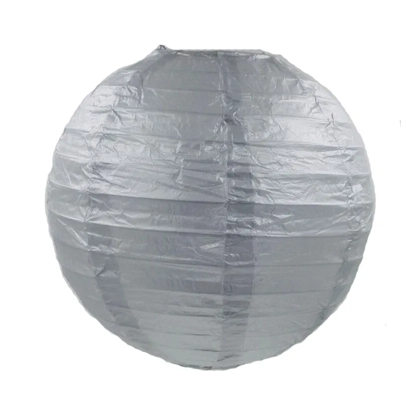 Silver Высота каблука 10 см, каблук 15 см, 20 см, 25 см, 30 см, 35 см, 40 см китайский год украшения белый бумажный фонарь свадебные Спальня ко Дню Святого Валентина бумажная лампа - Цвет: Silver
