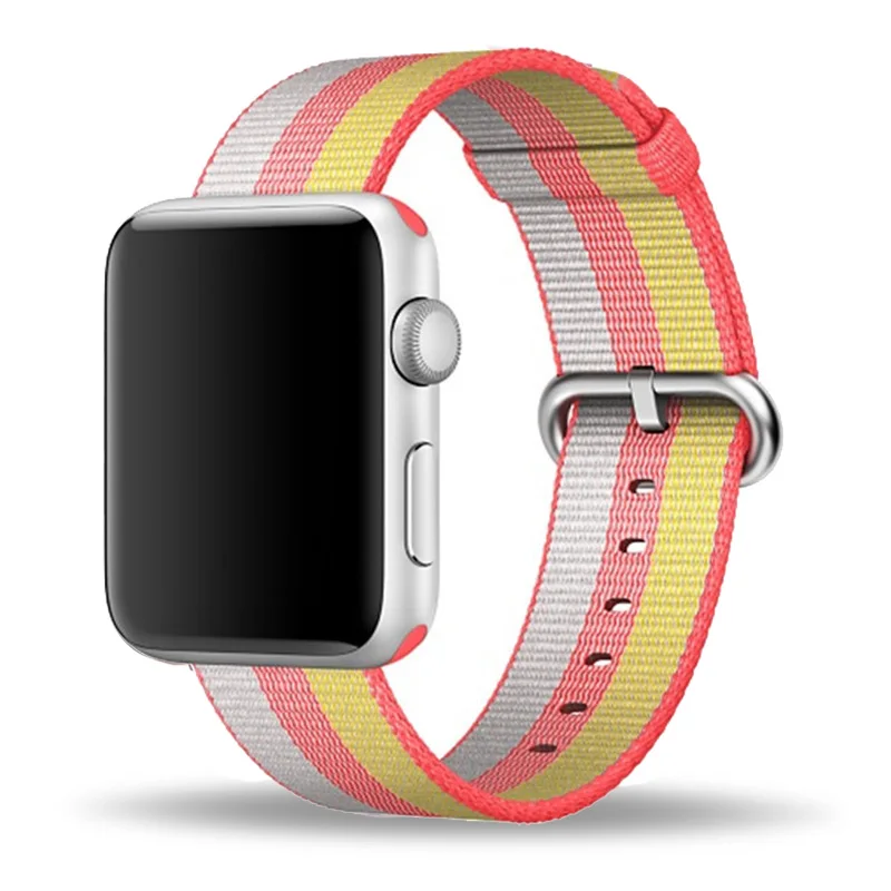 25 Ремешок Nato для apple watch ремешок 44 мм 40 мм apple watch 5 4 3 2 1 iwatch ремешок 42 мм 38 мм correa нейлоновый браслет аксессуары для часов - Цвет ремешка: 25