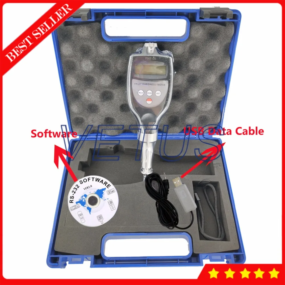 FHT 05 Цифровой Измеритель Твердости фруктов с USB кабелем для передачи данных и