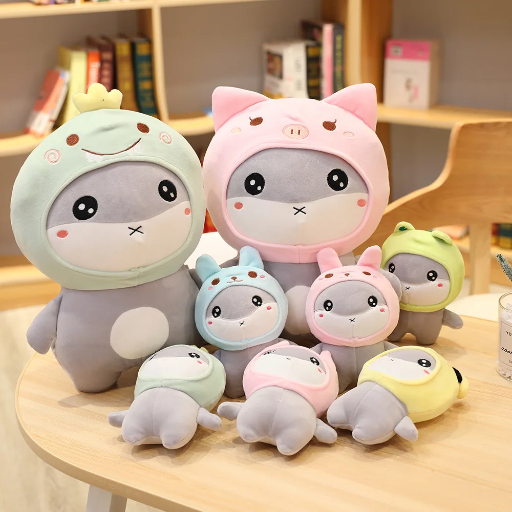 

Cute Transformed Hamster Dude Plush Toy Mouse Warm Hand Pillow