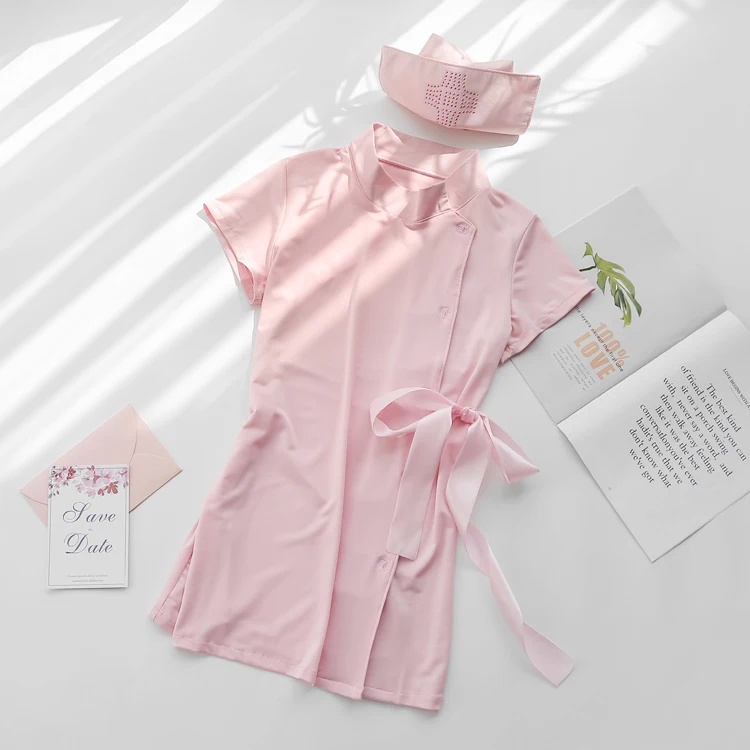 Симпатичная маленькая няня розовое нижнее белье японская униформа для ролевых